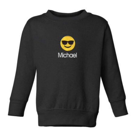 baby sweatshirts personalized emoji