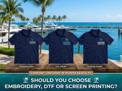 Company Uniforms in Riviera Beach, FL: Should You Choose Embroidery, DTF or Screen Printing? Company Uniforms in Riviera Beach, FL: Should You Choose Embroidery, DTF or Screen Printing?