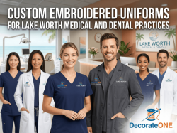 Custom Embroidered Uniforms for Lake Worth Medical and Dental Practices Custom Embroidered Uniforms for Lake Worth Medical and Dental Practices