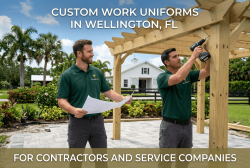 Custom Work Uniforms in Wellington, FL for Contractors and Service Companies Custom Work Uniforms in Wellington, FL for Contractors and Service Companies