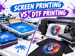 Screen Printing VS DTF Printing Screen Printing VS DTF Printing