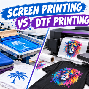 Screen Printing VS DTF Printing Screen Printing VS DTF Printing