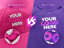 Embroidery vs Printing Embroidery vs Printing