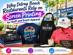 Why Delray Beach Restaurants Rely on Screen Printing for Staff and Event Apparel Why Delray Beach Restaurants Rely on Screen Printing for Staff and Event Apparel